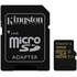 Micro SecureDigital 32Gb Kingston SDHC UHS-1 class 10 (SDCA10/32GB) + SD адаптер