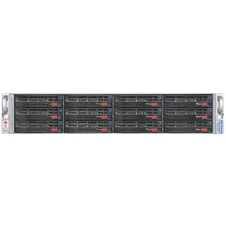 Сетевое хранилище NAS NETGEAR ReadyDATA 5200, 2U, 12xHDD Hot Swap, Raid0,1,10,5,6, 10Гб/с SFP+, Rackmount (RD5200-100WWS)