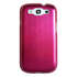 Чехол для Samsung Galaxy S 3 i9300/i9300I/i9300DS PURO Metal Cover + защитная пленка, розовый