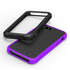 Чехол для iPhone 5 / iPhone 5S TYLT Bumper со сменными бамерами, черно-фиолетовый