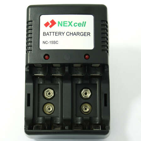 Зарядное устройство Nexcell NC-15SC AA/AAA/9V/2CH/16-150mA, режим заряда малым током