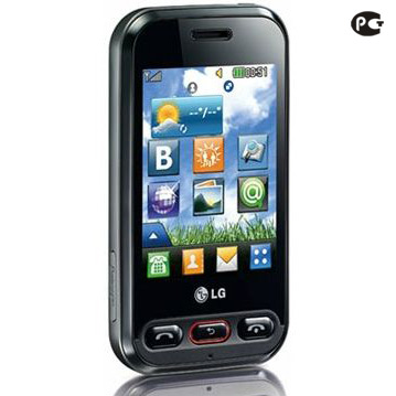Смартфон LG T320E titanium black