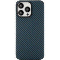 Чехол для Apple iPhone 15 Pro Max uBear Supreme Case Magsafe Kevlar синий