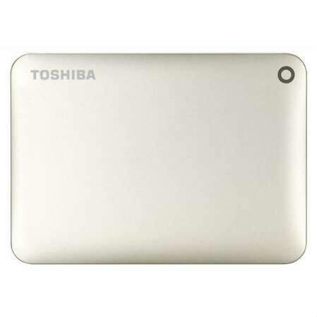 Внешний жесткий диск 2.5" 1000Gb Toshiba HDTC810EC3AA 5400rpm USB3.0 Canvio Connect II золотистый