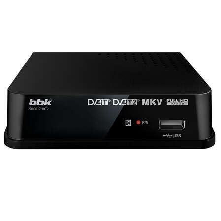 Ресивер BBK SMP017HDT2 черный DVB-T2