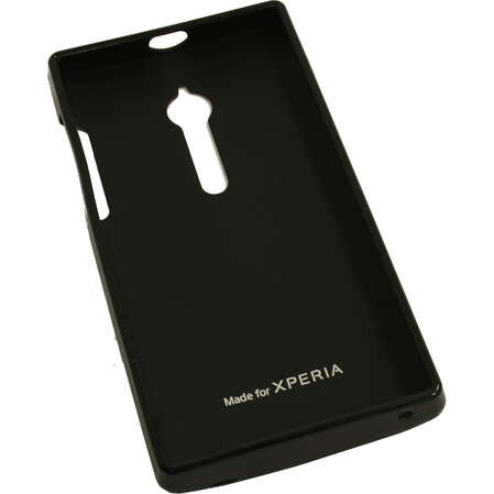 Чехол для Sony Xperia Ion LT28h Muvit Minigel пластик черный