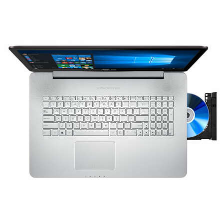 Ноутбук Asus N752VX-GC276T Core i5 6300HQ/8Gb/1Tb+128Gb SSD/NV GTX950M 4Gb/17.3" FullHD/DVD/Win10