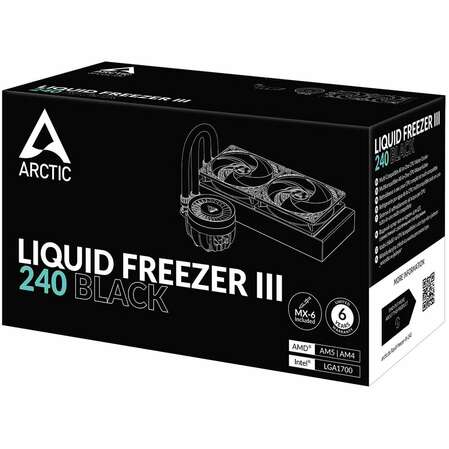 Система водяного охлаждения Liquid Freezer III 240 Black ACFRE00134A S1700/1851, AM4/AM5