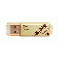 USB Flash накопитель 4GB Team F108 (TGUSB-4G-F108-2XMAS) Золотистый