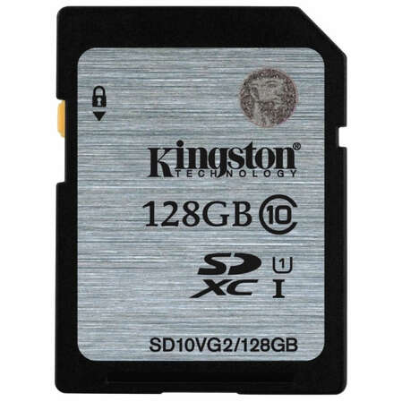 SecureDigital 128Gb Kingston Class10, UHS-1 (SD10VG2/128GB)