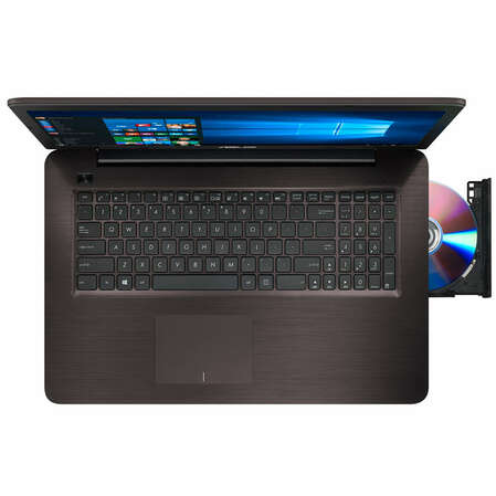 Ноутбук Asus X756UV-TY077T Core i3 6100U/4Gb/500Gb/NV 920MX 1Gb/17.3" HD+/DVD/Win10