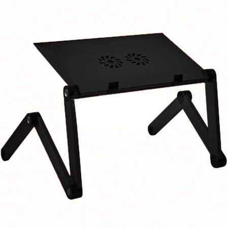Стол-подставка для ноутбука ASX X8 с USB-хабом и вентилятором,черный + Mouse Pad