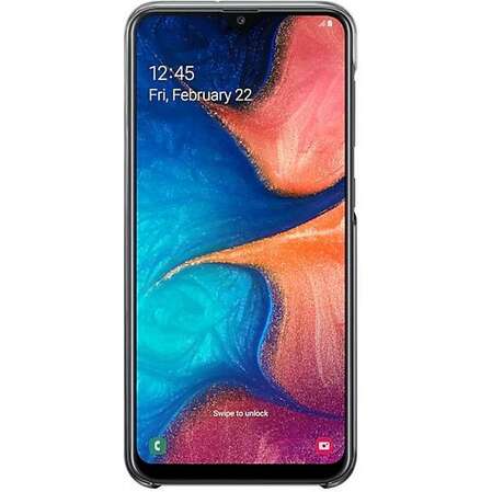 Чехол для Samsung Galaxy A20 (2019) SM-A205 Gradation Cover черный