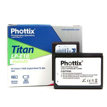 Phottix LP-E10 для Canon EOS 1100D