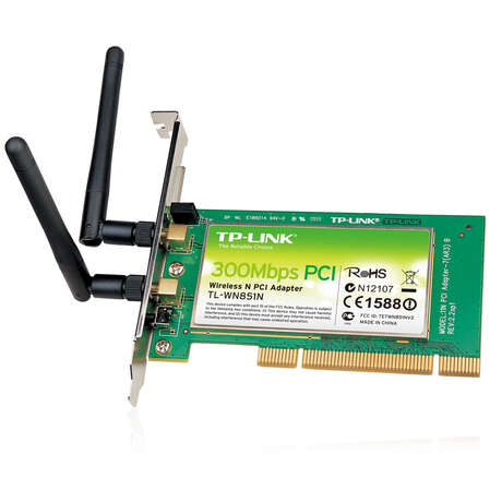 Сетевая карта TP-LINK TL-WN851N 802.11n Wireless LAN PCI Adapter