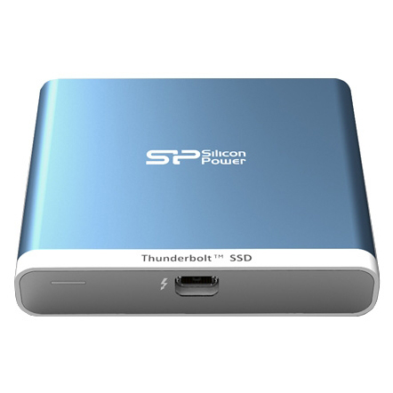Внешний жесткий диск 2.5" SSD 240Gb Silicon Power Thunder T11 SP240GBTSDT11014 Thunderbolt Синий