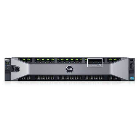 Сервер Dell PowerEdge R730XD (up to 12x3.5"+2*2.5"), E5-2650v3 (2.3Ghz) 10C 25M 9.6GT/s 105W, 16GB (1x16GB) 2133MT/s DR RDIMM, PERC H730 1G, 2*300B SAS 10k 2