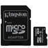 Micro SecureDigital 8GB Kingston SDHC UHS-1 U1 Industrial class 10 (SDCIT/8GB) + SD адаптер