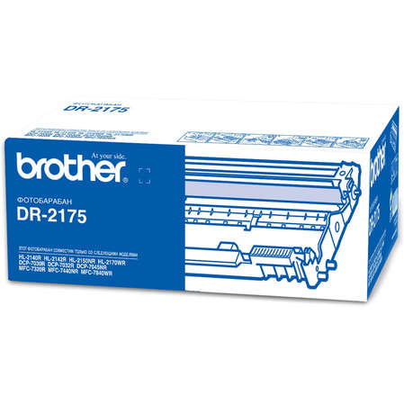 Фотобарабан Brother DR-2175 для HL-2140R/2150NR/2170WR/DCP-7030/7032/7040/7045NR/MFC-7320/7440NR/7840WR (12000стр)