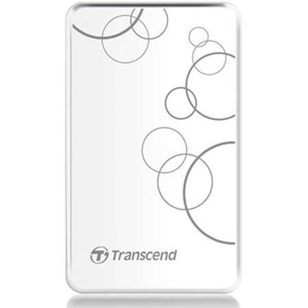Внешний жесткий диск 2.5" 1000Gb Transcend TS1TSJ25A3W USB3.0 5400rpm Белый