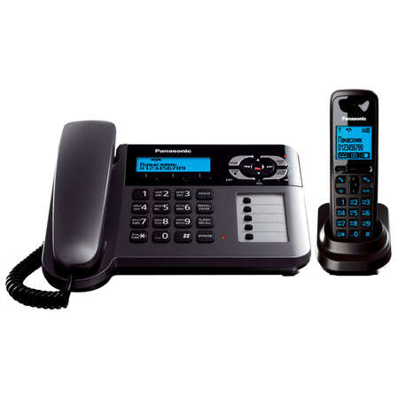 Радиотелефон Panasonic KX-TG6461RUT темно-серый