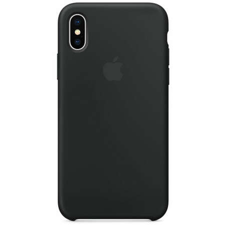 Чехол для Apple iPhone X Silicone Case Black