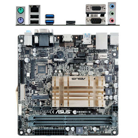 Материнская плата ASUS N3050I-C Intel Celeron N3050 (2.16 GHz), 2xDDR3 DIMM, 2xUSB3.0, COM, HDMI, D-Sub, GLan, mini-ITX Ret 