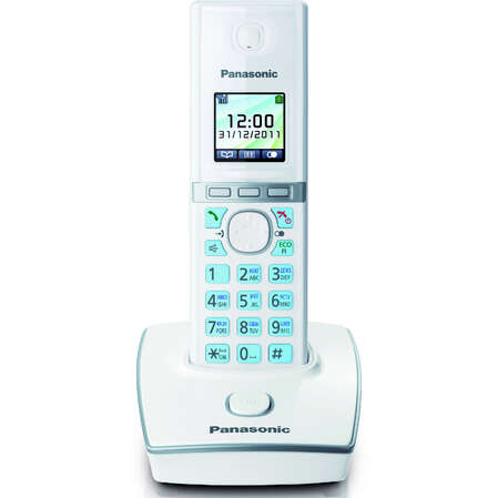 Радиотелефон Dect Panasonic KX-TG8051RU1 белый, АОН
