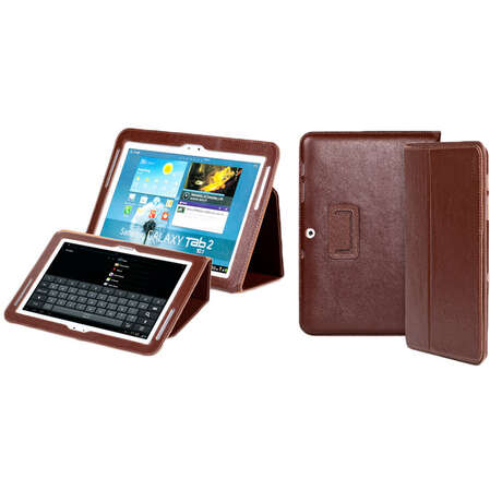 Чехол для Samsung Galaxy Tab 2 P5100/P5110 10.1", Yoobao Executive leather case (кофе)
