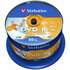 Оптический диск DVD-R диск Verbatim 4,7Gb 16x 50шт. Printable CakeBox (43533)
