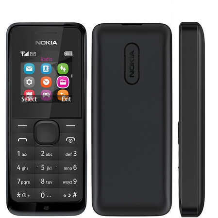 Мобильный телефон Nokia 105 Dual Sim Black