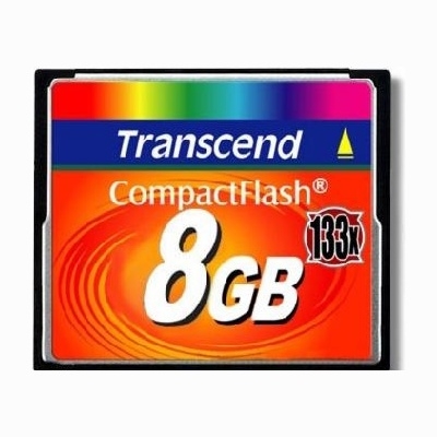 8Gb Compact Flash Transcend 133x (TS8GCF133)
