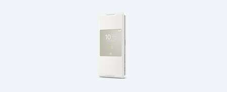 Чехол для Sony E6853/E6883 Xperia Z5 Premium SCR46 Flipcase white 