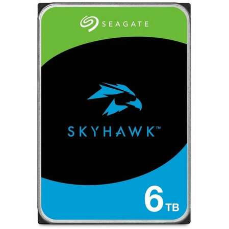Внутренний жесткий диск 3,5" 6Tb Seagate (ST6000VX009) 256Mb 5400rpm SATA3 SkyHawk 