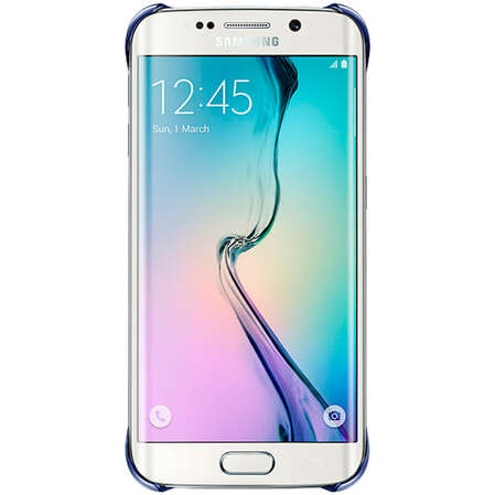 Чехол для Samsung G925 Galaxy S6 Edge Clear Cover темно-синий