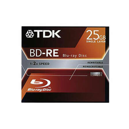 Оптический диск BD-RE диск TDK 25Gb 2x JewelCase (5шт)