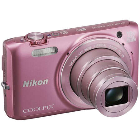 Компактная фотокамера Nikon Coolpix S6800 pink