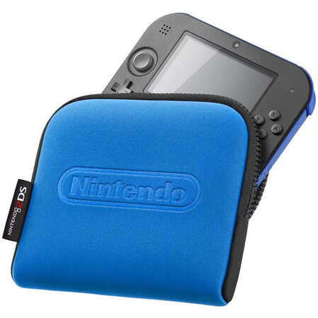 Чехол для Nintendo 2DS(Black + Blue)