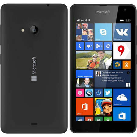 Смартфон Microsoft Lumia 535 Dual Sim Black
