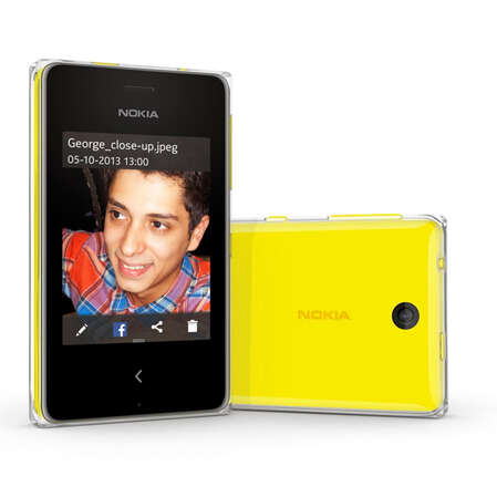 Мобильный телефон Nokia Asha 500 Dual Sim Yellow	