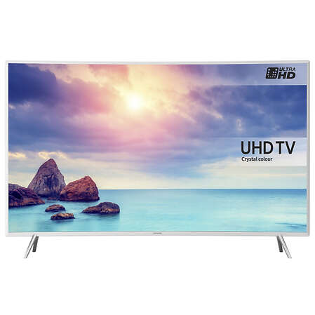 Телевизор 49" Samsung UE49KU6510UX (4K UHD 3840x2160, Smart TV, изогнутый экран, USB, HDMI, Bluetooth, Wi-Fi) белый