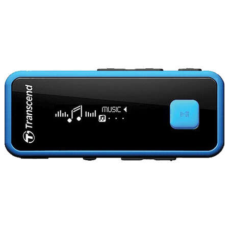 MP3-плеер Transcend MP350 8Гб, черный c голубым