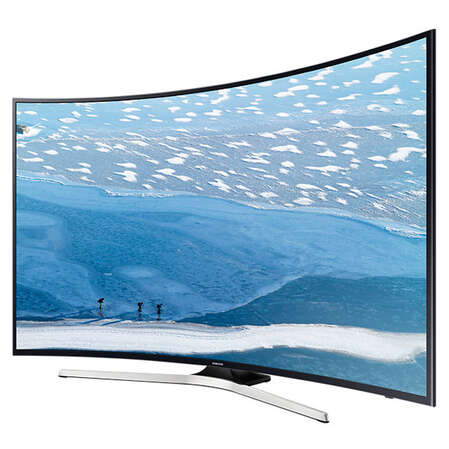 Телевизор 55" Samsung UE55KU6300UX (4K UHD 3840x2160, Smart TV, изогнутый экран, USB, HDMI, Wi-Fi) черный/серый