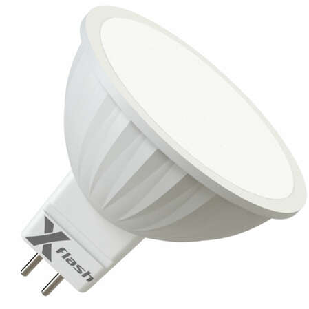 Светодиодная лампа LED лампа X-flash MR16 GU5.3 5W 220V 45013 белый свет, матовый