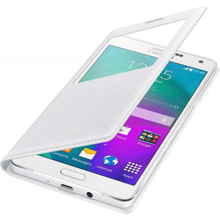 Чехол для Samsung A700F/A700FD Galaxy A7 S View Cover белый
