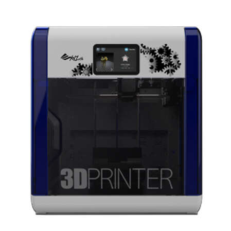 3D принтер XYZ da Vinci 1.1 Plus серо-синий / совместим с ABS, PLA 1.75 мм / 1 экструдер / 5" touchscreen, Wi-Fi, camera, USB port, Ethernet