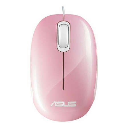 Мышь ASUS Seashell Optical Mouse Pink USB