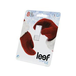USB Flash накопитель 16GB Leef Ice (LFICE-016WHR-NY) White Новогодняя упаковка