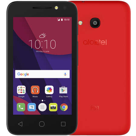 Смартфон Alcatel One Touch 4034D Pixi 4 Red