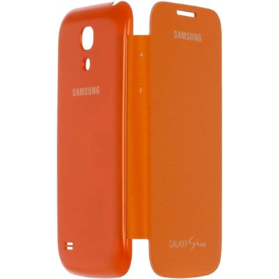 Чехол для Samsung I9190\I9192\I9195 Galaxy S4 mini Flip Cover оранжевый